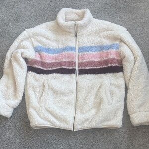 P.J. Salvage Cream Fleece Jacket